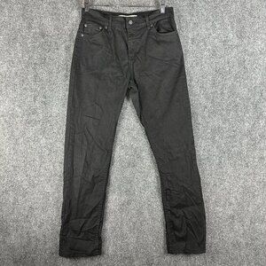 Levis 502 Jeans Boys 20 Regular Taper Black Cotton Stretch Pockets